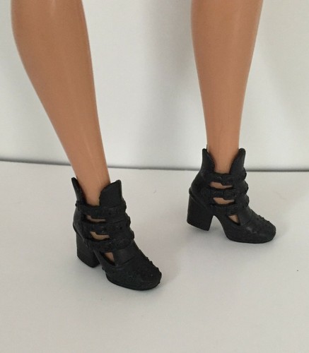 Barbie doll black faux - black,