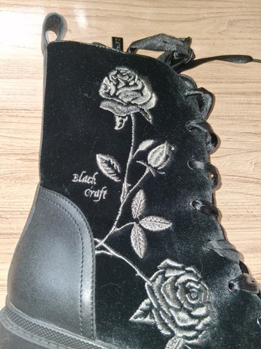 Blackcraft velvet combat goth - velvet,